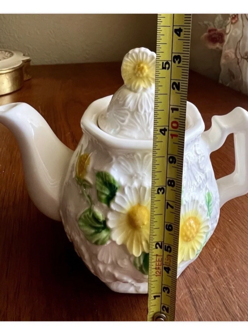 Vintage Rubens White Ceramic Daisy Mini 5